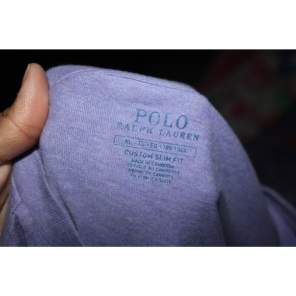 Polo Ralph Lauren T Shirt Purple Short Sleeve XL - Picture 5 of 5